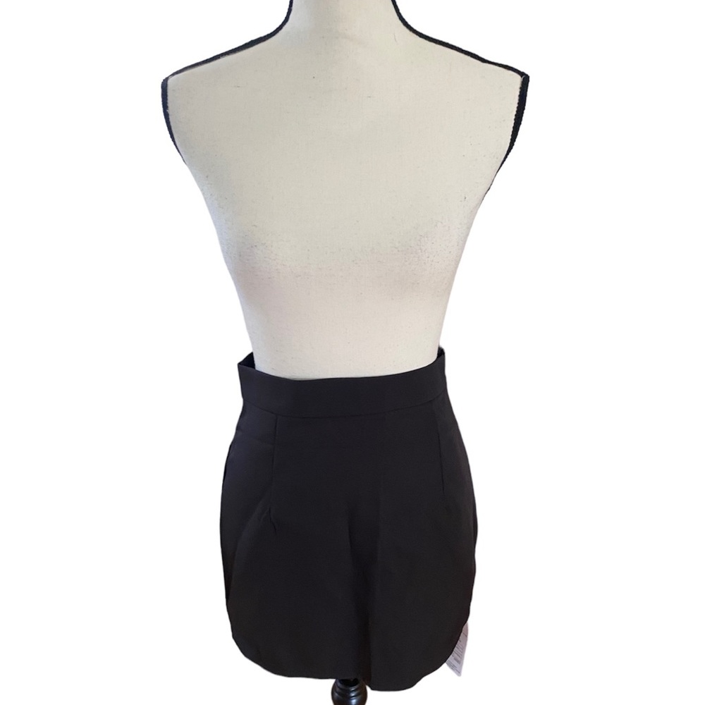 Oversized Double Button Blazer and Mini Skirt Set - Picture 4 of 5